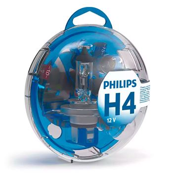 iluminacion coche - Estuche lámparas Philips kit H4 12V