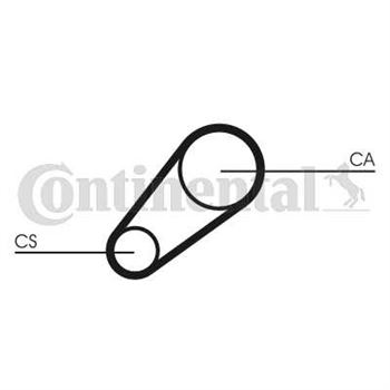 correa dentada arbol de levas - Correa dentada CONTITECH CT648