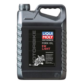 aceite horquilla moto - Liqui Moly Fork Oil 5W Light, 5L
