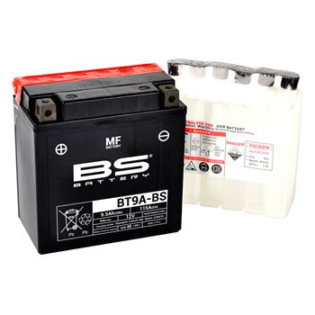 baterias de moto - Batería BS Battery BT9A-BS (con electrolito) | BS 300748