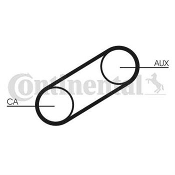 correa dentada arbol de levas - Correa dentada CONTITECH CT639