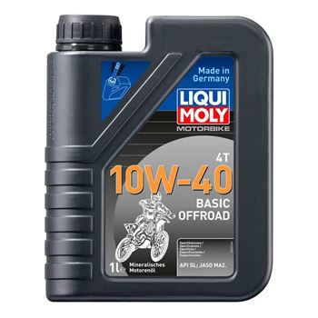 aceite moto 4t - Liqui Moly 4T 10w40 Basic Off Road, 1L