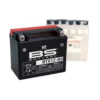 baterias de moto - Batería BS Battery BTX12-BS (con electrolito) | BS 300603