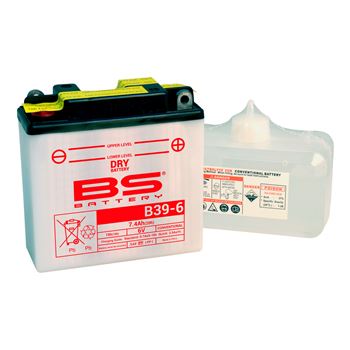 baterias de moto - Batería BS Battery B39-6 (con electrolito) | BS 310521