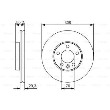 discos de freno coche - (BD1880) Disco de freno BOSCH 0986479R84