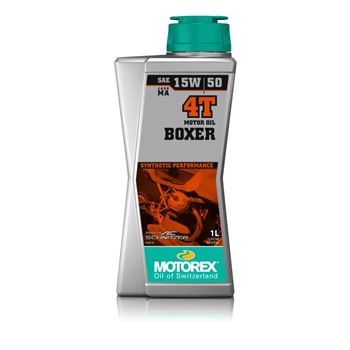 aceite moto 4t - Aceite Motorex Boxer 4T 15W50 1L | 308240