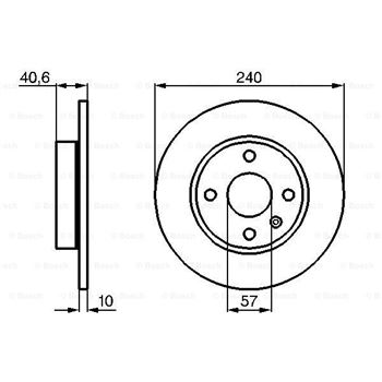 discos de freno coche - (BD644) Disco de freno BOSCH 0986478731