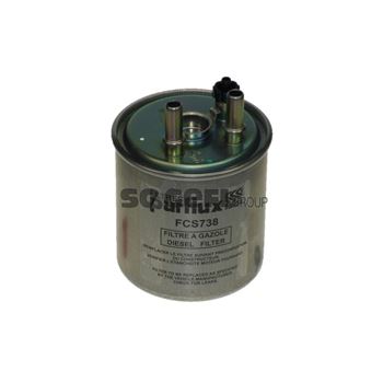 filtro de combustible coche - Filtro de combustible PURFLUX FCS738