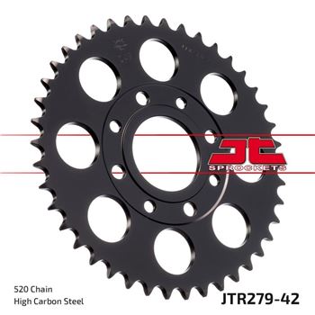 coronas - Corona JTR27942 (42 dientes - 520 - Acero)