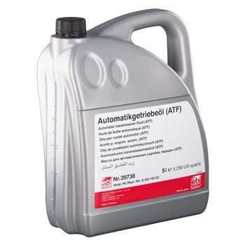 aceite febi bilstein - Aceite para caja de cambios automática ATF (BMW ATF 4, ZF Lifeguardfluid 5), 5L | Febi Bilstein 29738