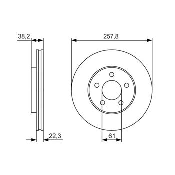 discos de freno coche - (BD1791) Disco de freno BOSCH 0986479R56