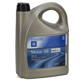 aceite de motor coche - GM 5w30 Dexos1 Gen3 5L (GM-95599877)