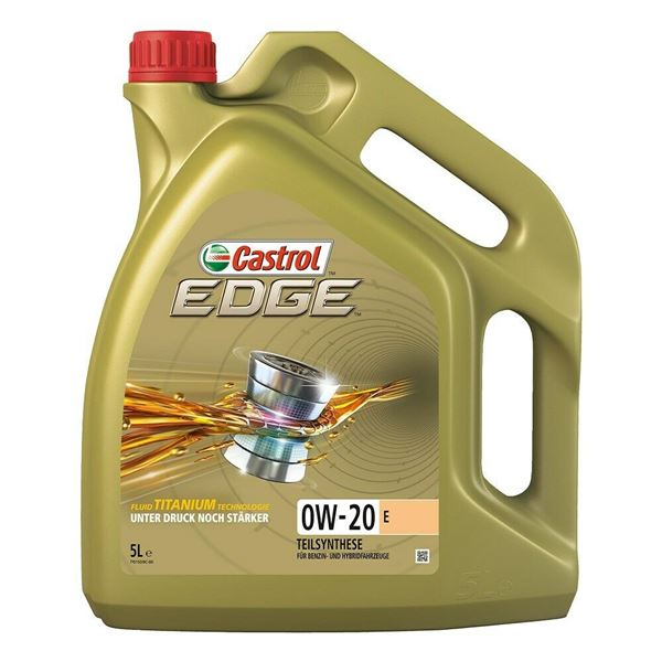 aceite de motor coche - castrol edge titanium 0w20 e 5l