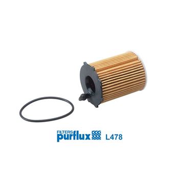filtro de aceite coche - Filtro de aceite PURFLUX L478