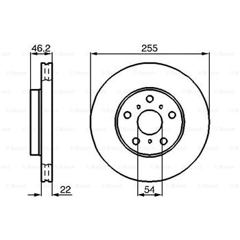 discos de freno coche - (BD638) Disco de freno BOSCH 0986478725