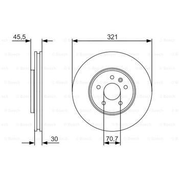 discos de freno coche - (BD1679) Disco de freno BOSCH 0986479667