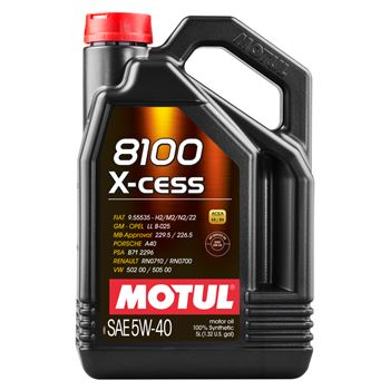 aceite de motor coche - Motul 8100 X-Cess 5w40 5L