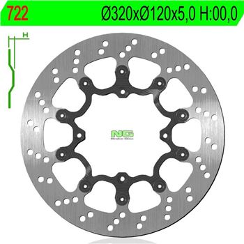discos de freno moto - Disco de freno NG 722