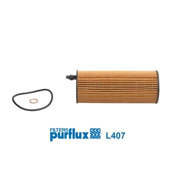 filtro de aceite coche - Filtro de aceite PURFLUX L407