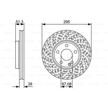 discos de freno coche - (BD1689) Disco de freno BOSCH 0986479A02