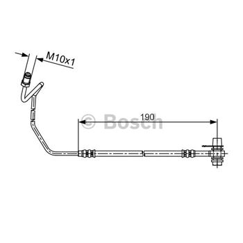 tubos flexibles de frenos - Tubo flexible de frenos BOSCH 1987481535