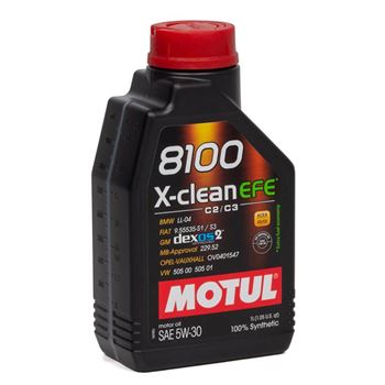 aceite de motor coche - Motul 8100 X-Clean EFE C2/C3 5w30 1L