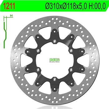 discos de freno moto - Disco de freno NG 1211
