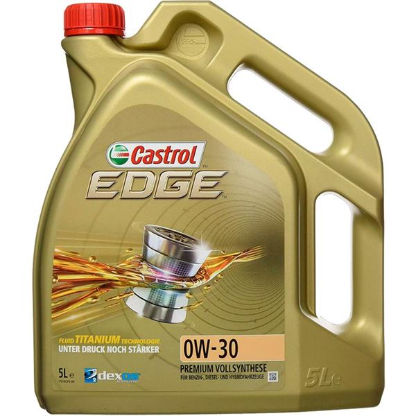 aceite de motor coche - castrol edge titanium fst 0w30 5l