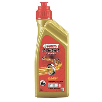 aceite moto 4t - Castrol Power1 Scooter 4T 5w40 1L