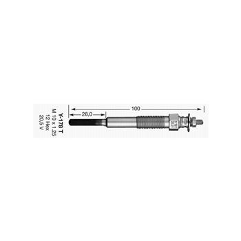 bujias de coche - Bujía de precalentamiento NGK Y-178T | 3030