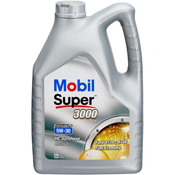 aceite de motor coche - mobil super 3000 x1 fe 5w30 5l