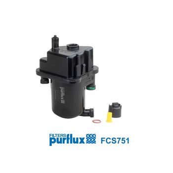 filtro de combustible coche - Filtro de combustible PURFLUX FCS751