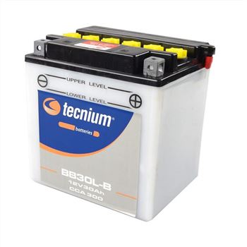 baterias de moto - Batería Tecnium BB30L-B (con electrolito)