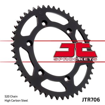 coronas - Corona JTR70646 (46 dientes - 520 - Acero)