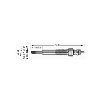 bujias de coche - Bujía de precalentamiento NGK Y-719RS1 | 6900