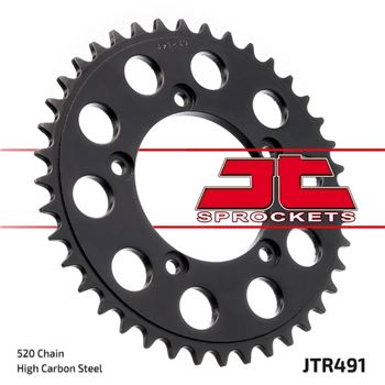 coronas - Corona JTR49138 (38 dientes - 520 - Acero)