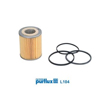 filtro de aceite coche - Filtro de aceite PURFLUX L104