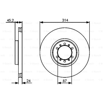 discos de freno coche - (BD1273) Disco de freno BOSCH 0986479469