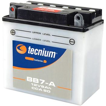 baterias de moto - Batería Tecnium BB7-A (con electrolito)