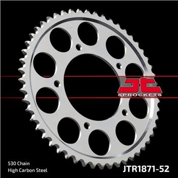 coronas - Corona JTR187152 (52 dientes - 530 - Acero)