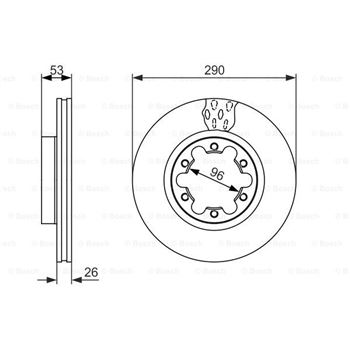 discos de freno coche - (BD1863) Disco de freno BOSCH 0986479141