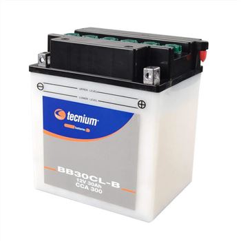 baterias de moto - Batería Tecnium BB30CL-B (con electrolito)