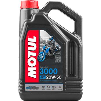 aceite moto 4t - Motul 3000 20w50 4T 4L
