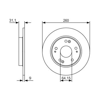 discos de freno coche - (BD2254) Disco de freno BOSCH 0986479V21