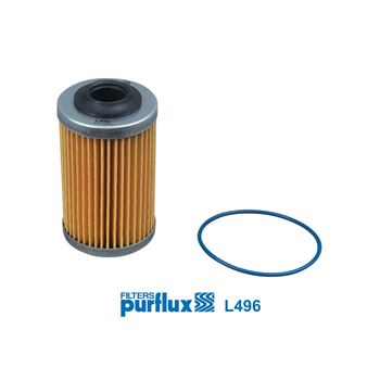 filtro de aceite coche - Filtro de aceite PURFLUX L496