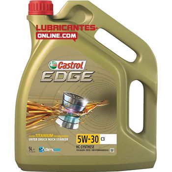 aceite de motor coche - Castrol Edge Titanium FST 5w30 C3 5L
