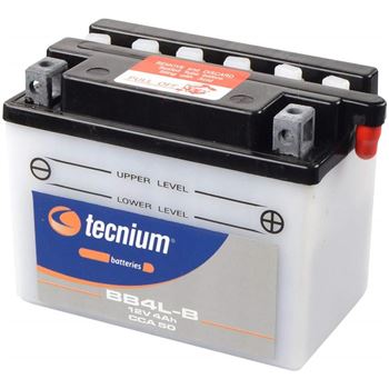 baterias de moto - Batería Tecnium BB4L-B (con electrolito)