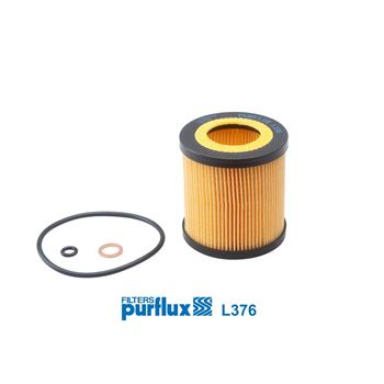filtro de aceite coche - Filtro de aceite PURFLUX L376