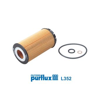 filtro de aceite coche - Filtro de aceite PURFLUX L352