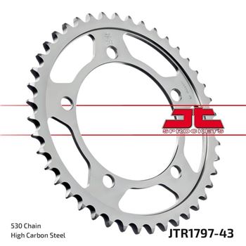coronas - Corona JTR179743 (43 dientes - 530 - Acero)